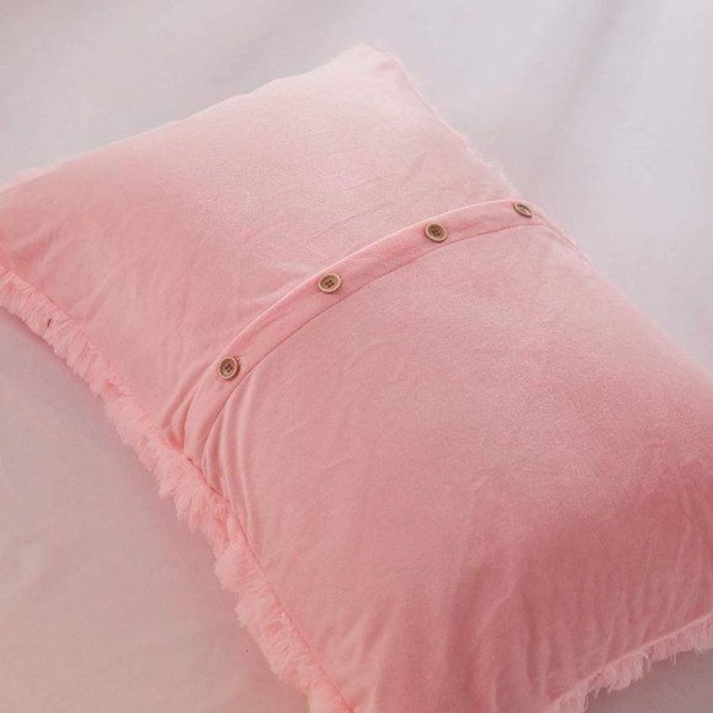 FLA$H $ALE $90 OFF Shaggy Fluffy Faux Fur Duvet Cover Set - Picture 4 of 16